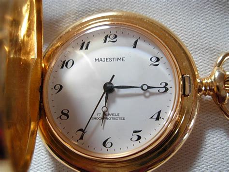 Antique item and still working. . Majestime pocket watch